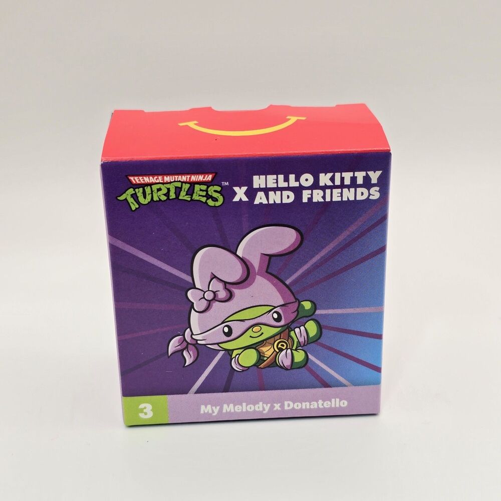 2025 McDonald's Teenage Mutant Ninja Turtles Hello Kitty - My Melody x Donatello